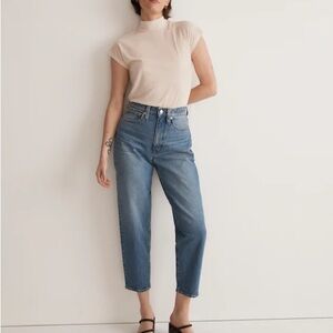 Madewell Balloon Jeans High Rise Light Wash Barrel Size 23 Retro 80s